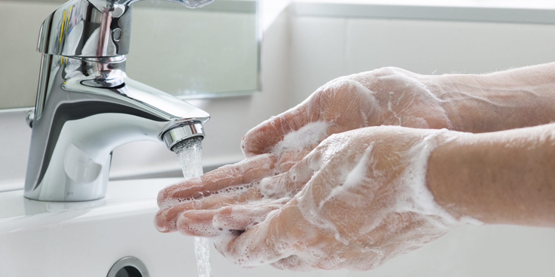 washing hands for coronavirus